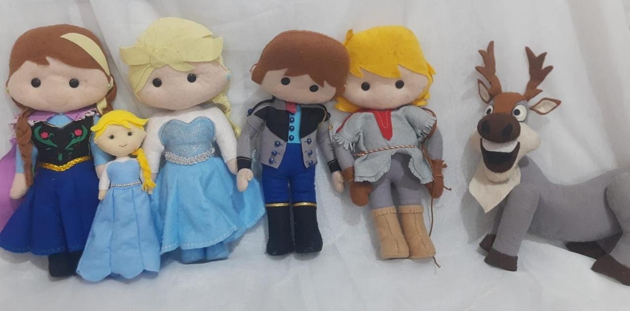 Kit Feltros Frozen - Michelle Almeida Festas 