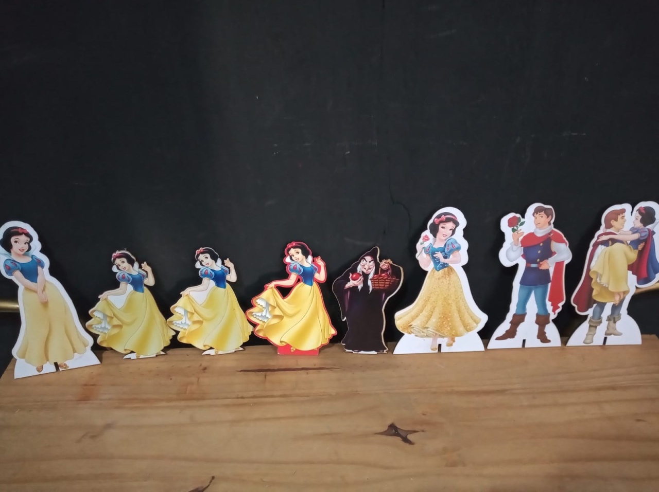 Kit de Mdfs Branca de Neve  - Michelle Almeida Festas 