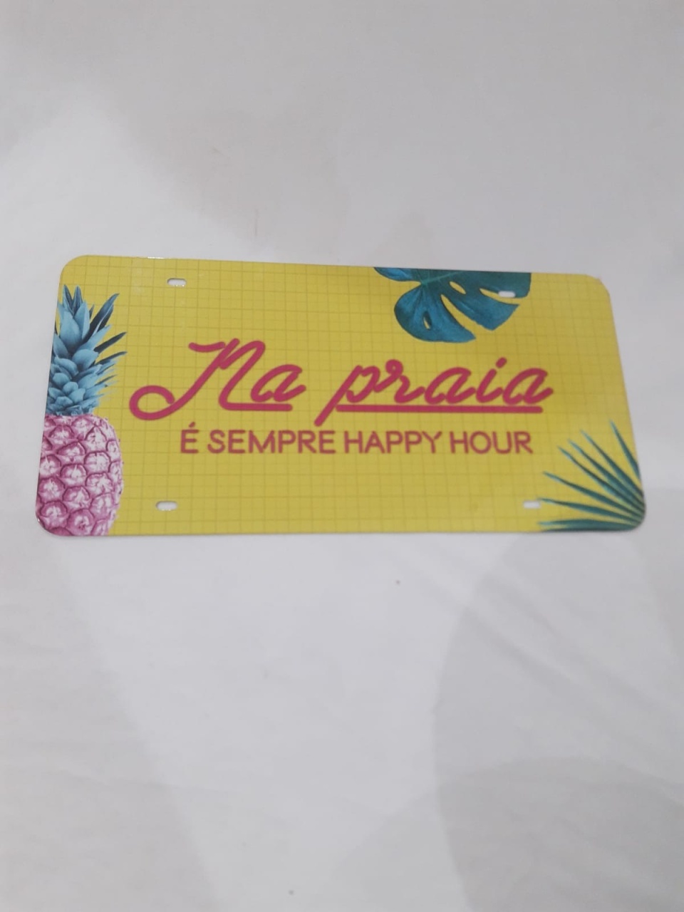 Acessório Placa Na Praia - Michelle Almeida Festas 