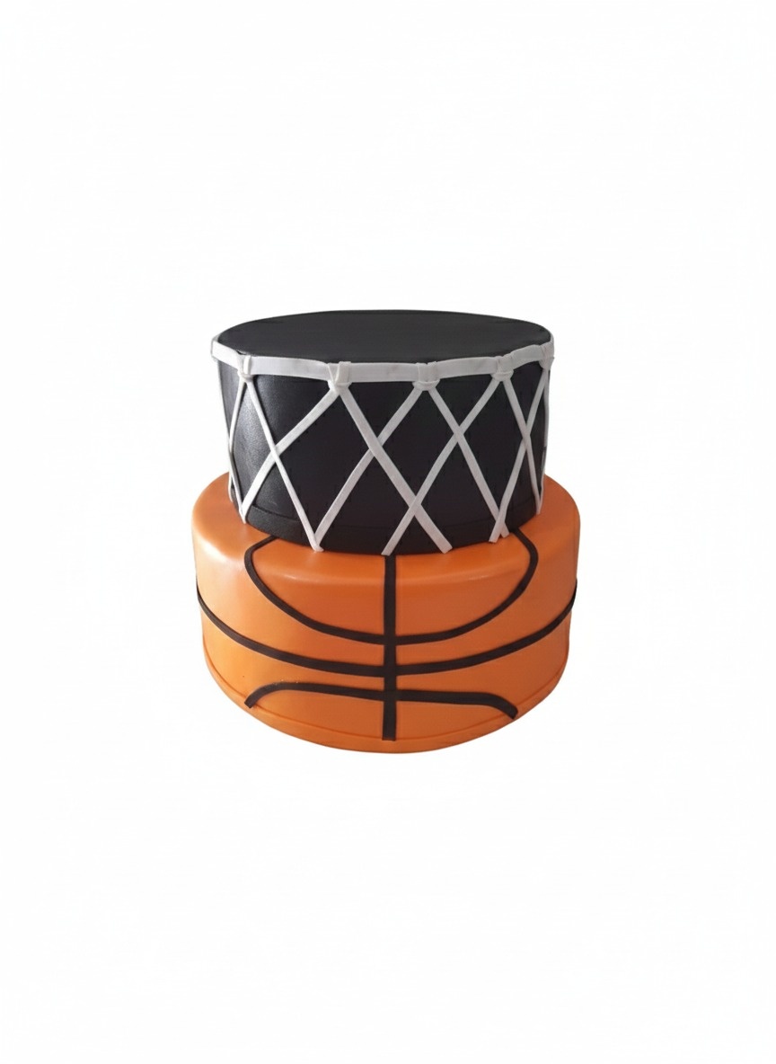 Bolo Fake Basquete  - Michelle Almeida Festas 