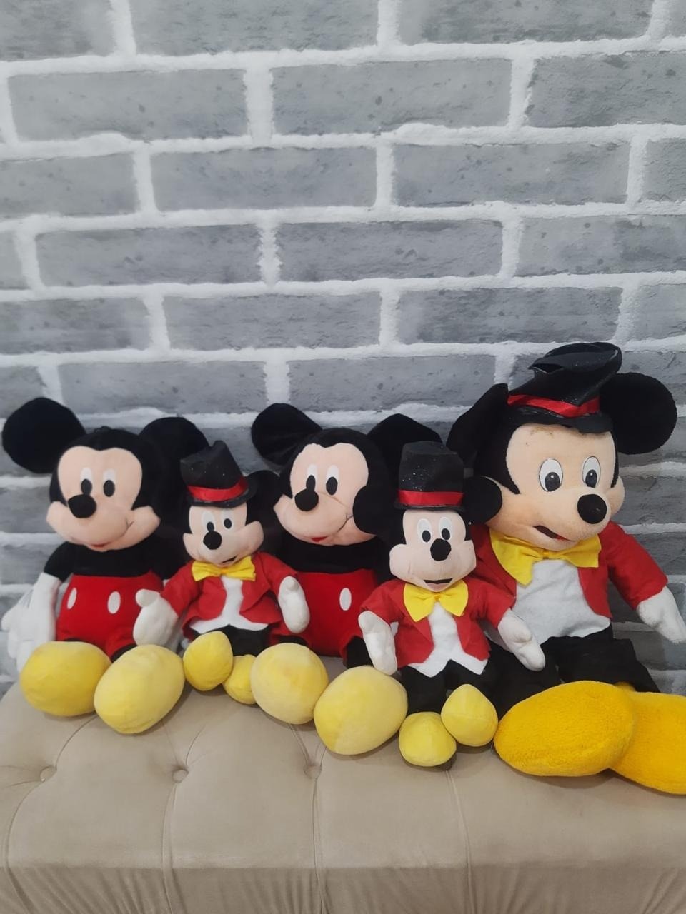 Kit de Pelúcias Mickey  - Michelle Almeida Festas 