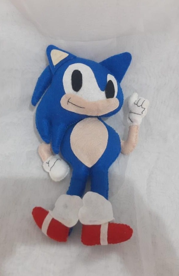 Feltro Sonic  - Michelle Almeida Festas 