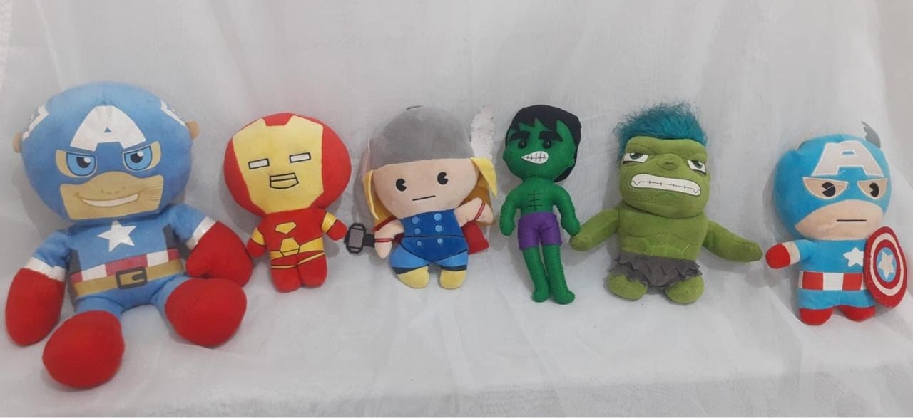 Kit de Pelúcias Vingadores  - Michelle Almeida Festas 
