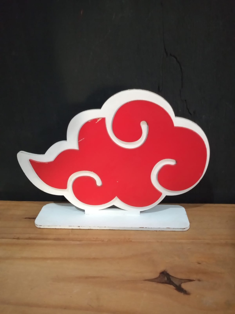 Mdf Logotipo Akatsuki Naruto  - Michelle Almeida Festas 