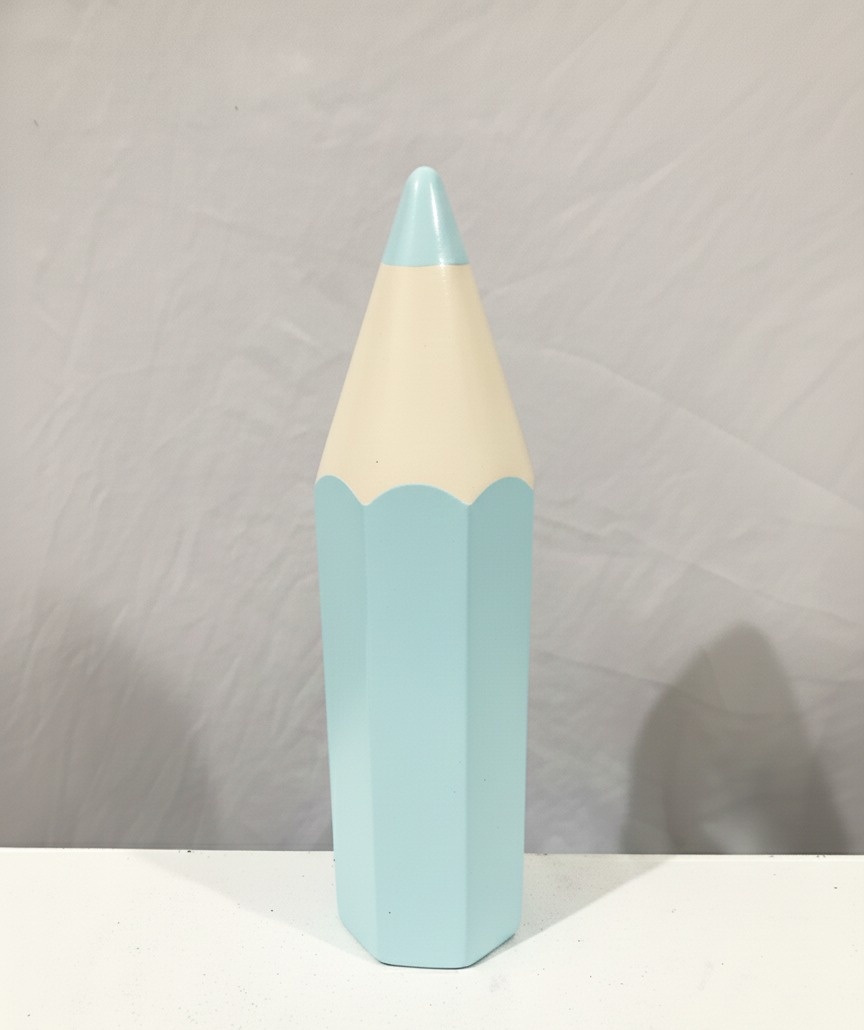 Acessório Lápis Azul Claro Cerâmica  - Michelle Almeida Festas 