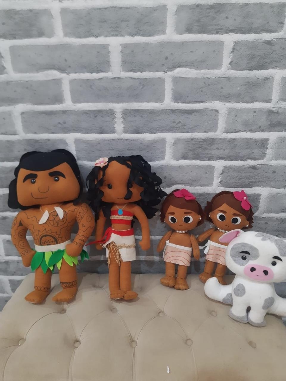 Kit de Feltros Moana  - Michelle Almeida Festas 