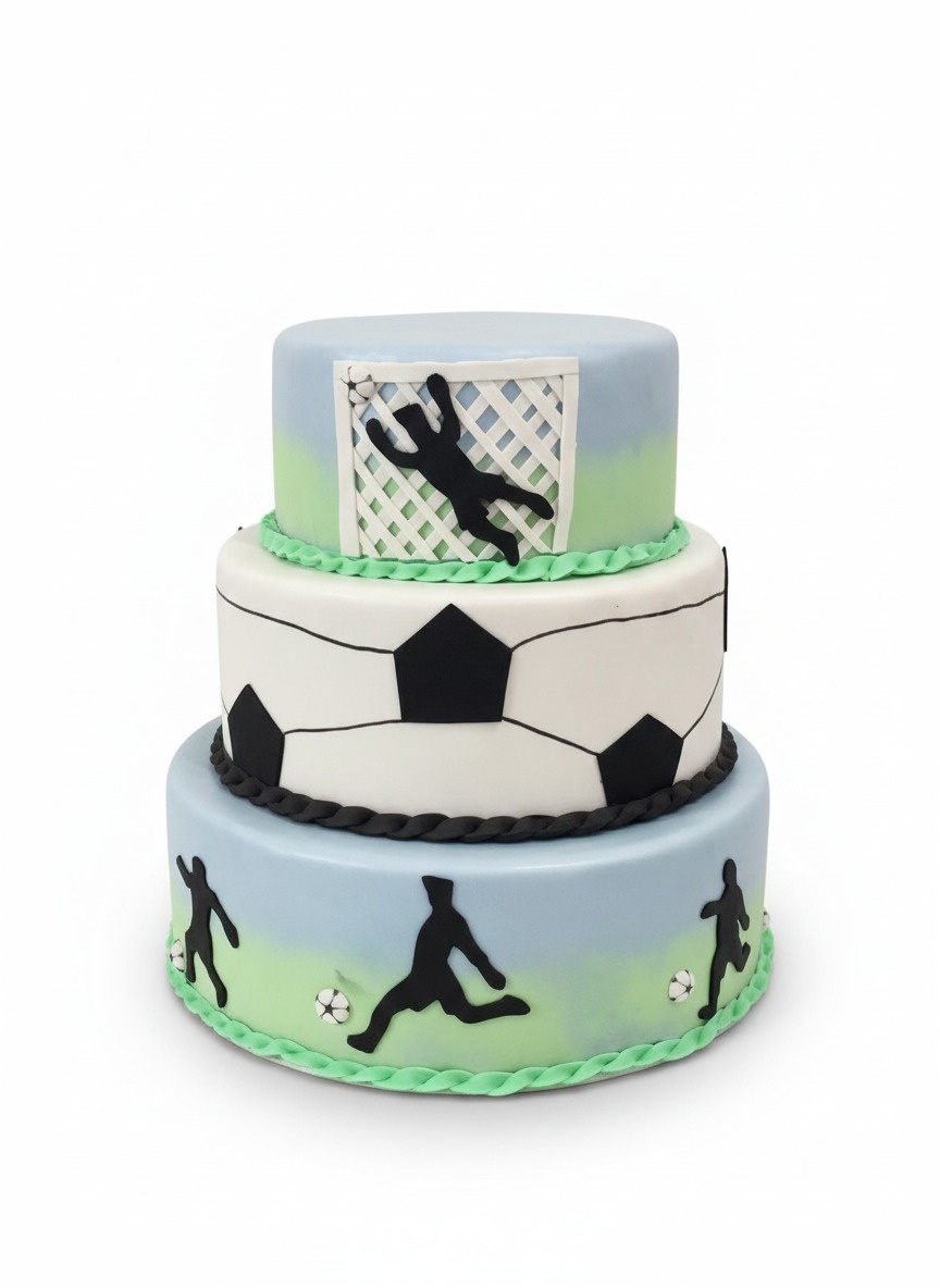 Bolo Fake Futebol  - Michelle Almeida Festas 
