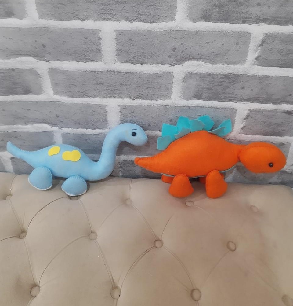 Kit Feltros Dinossauros  - Michelle Almeida Festas 