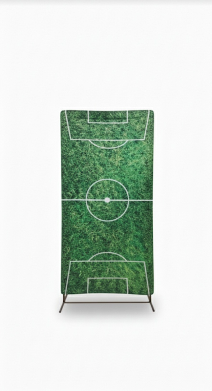 Painel Retangular Campo de Futebol Tecido - Michelle Almeida Festas 