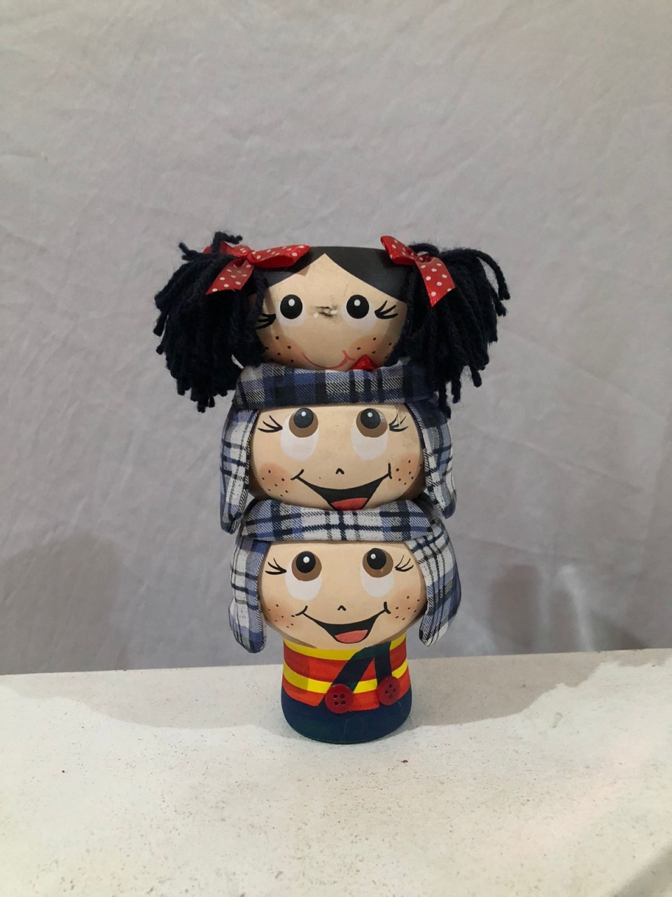 Acessório Trio de Personagens Chaves Cerâmica  - Michelle Almeida Festas 