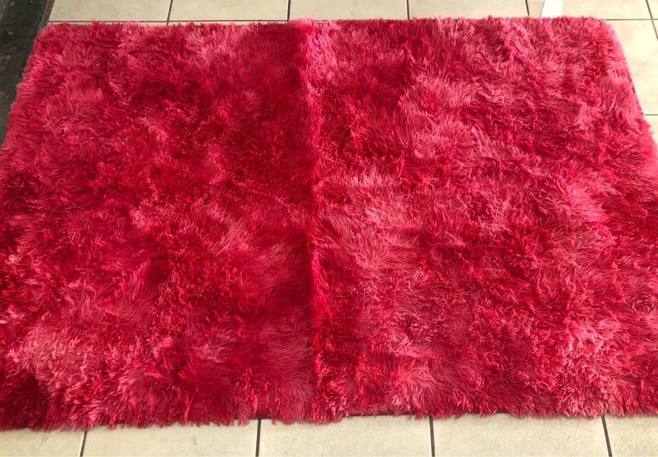 Tapete Felpudo Rosa Chock  - Michelle Almeida Festas 
