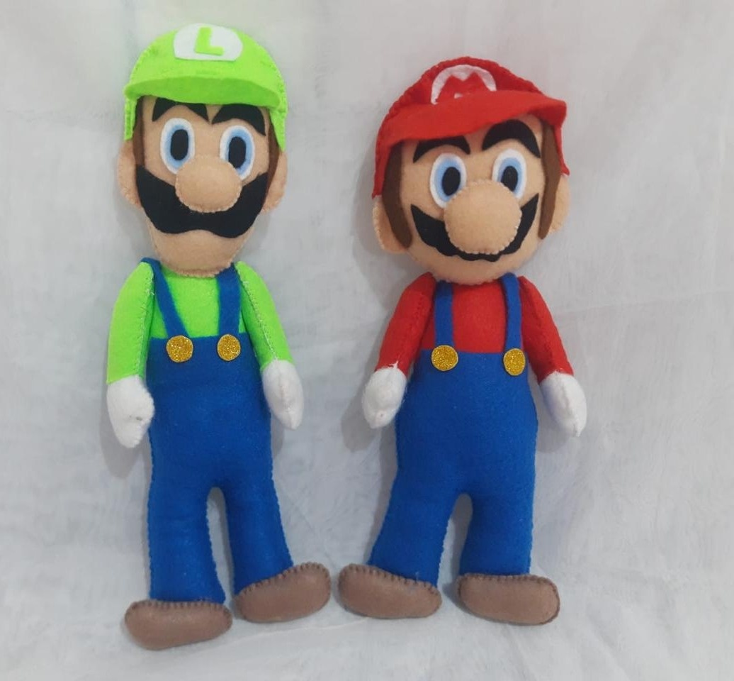 Kit de Feltros Mario Bros  - Michelle Almeida Festas 