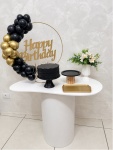 Mini Festa Adulto Preto E Dourado - imagem 1