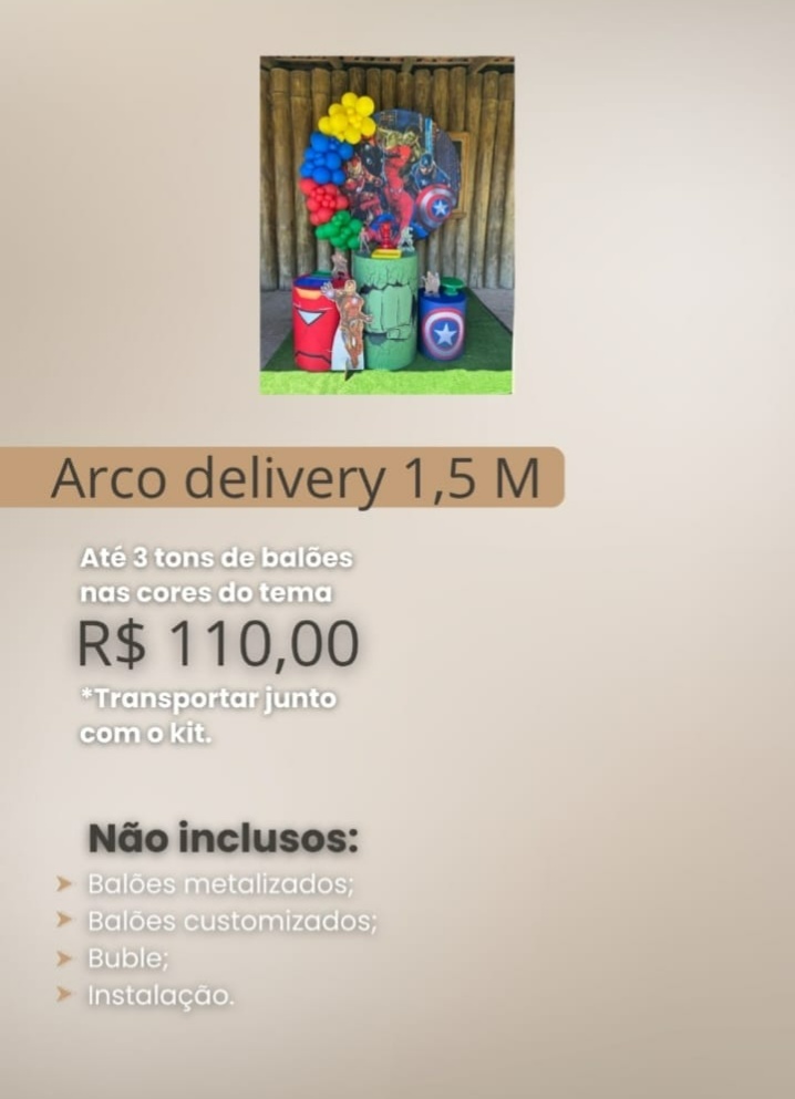 Arco de Balão Tam M - Sonho de Festa