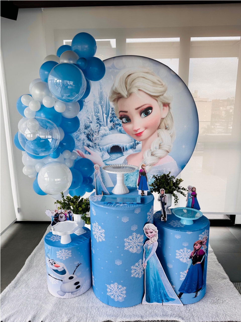 Frozen Com Montagem  - Sonho de Festa