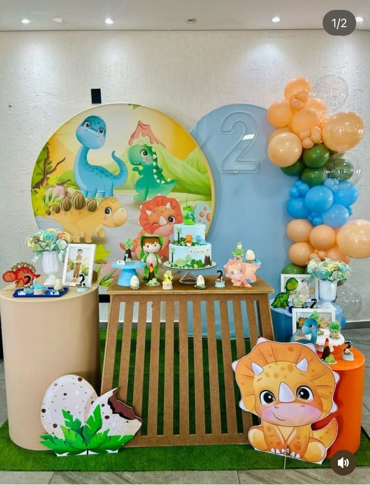 Kit Luxo Dino Baby  - Sonho de Festa