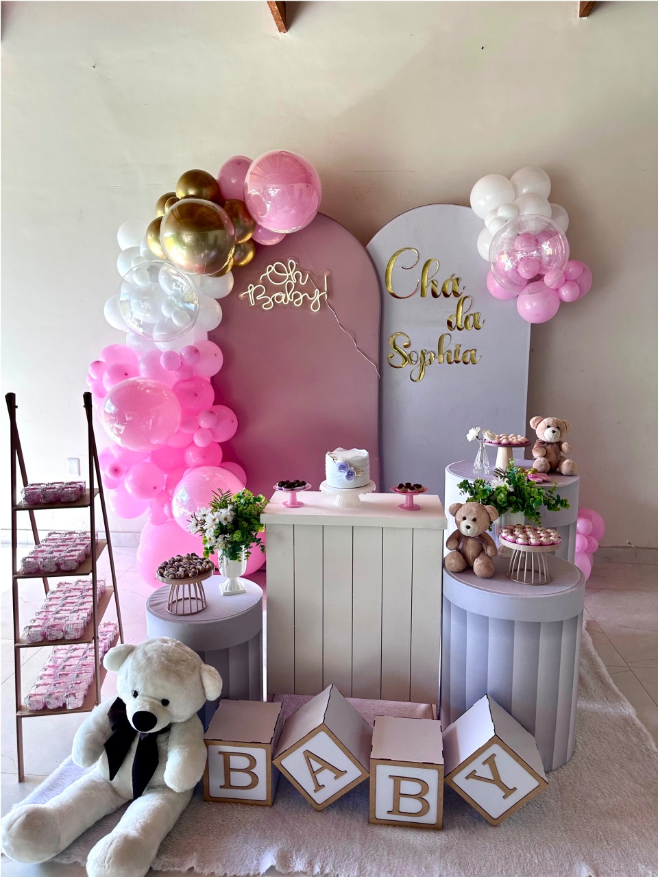 Kit Chá de Bebê Montagem - Sonho de Festa