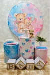 Kit Encanto Chá Revelação Rosa E Azul - imagem 2