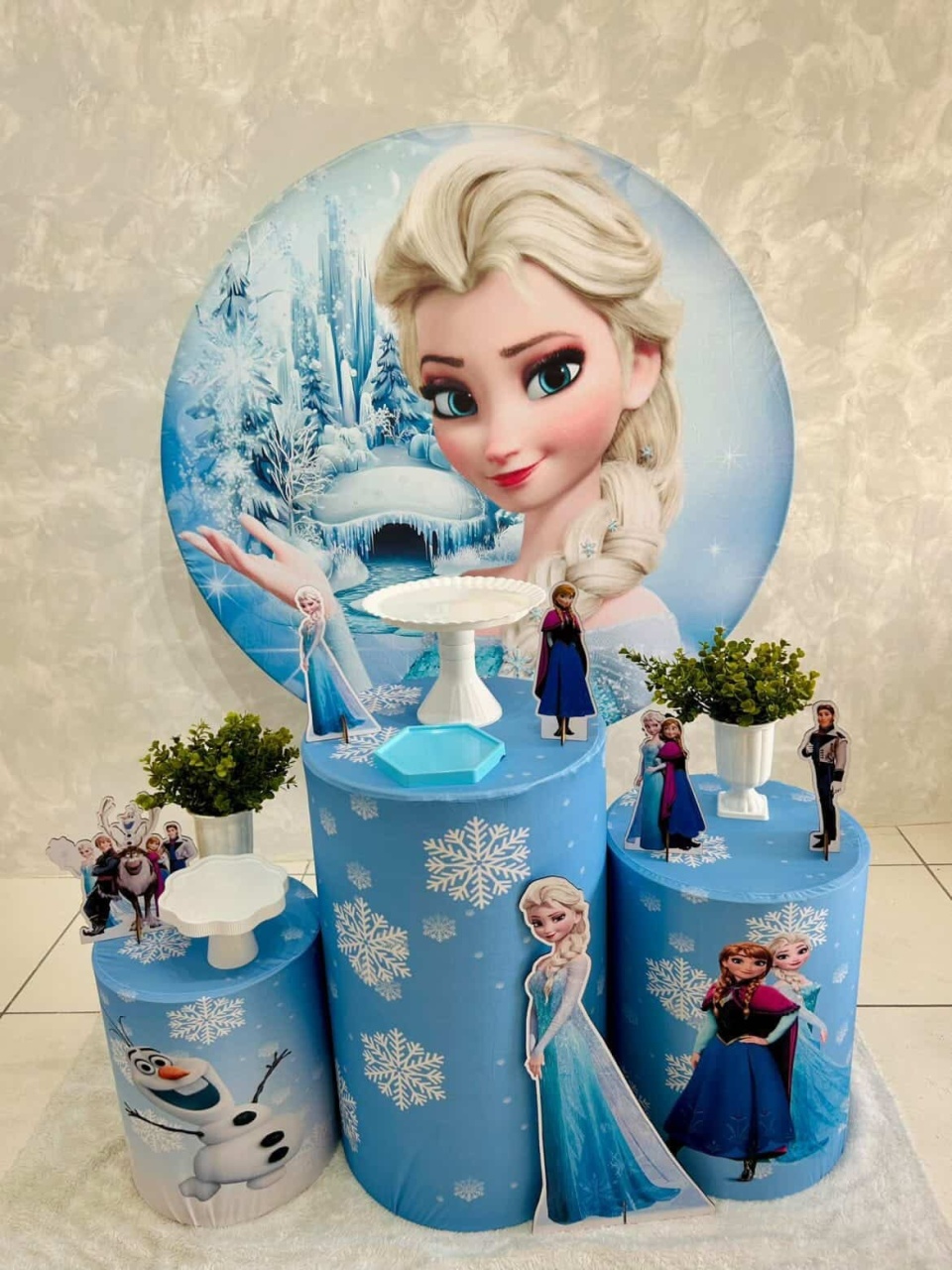 Frozen Com Montagem  - Sonho de Festa