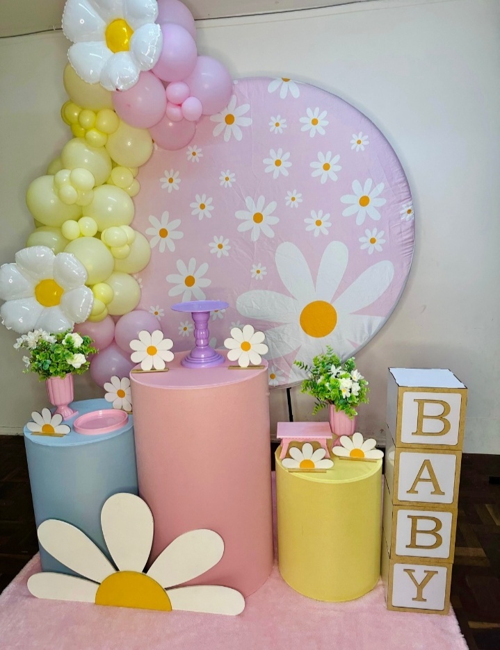 Kit Encanto Margaridas Cha de Bebe - Sonho de Festa