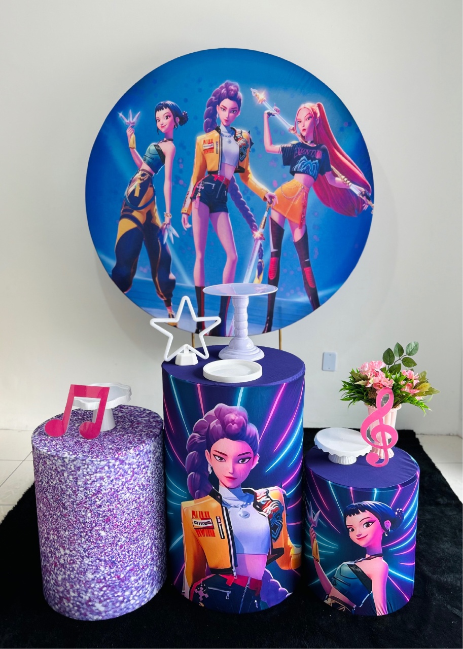 Kit Guerreiras Kpop Montagem Kit Completo - Sonho de Festa