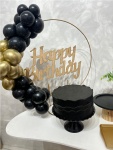 Mini Festa Adulto Preto E Dourado - imagem 2