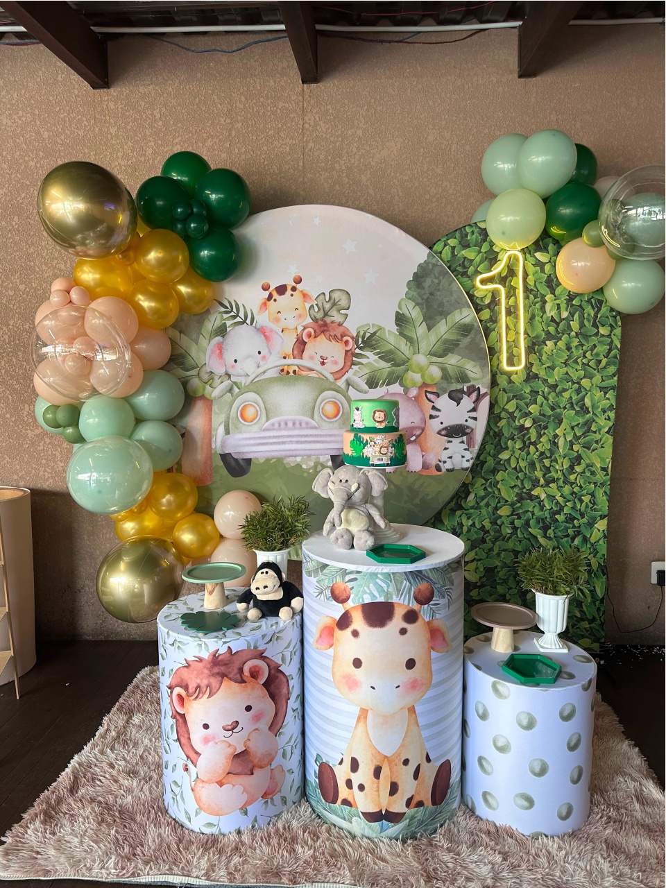 Kit Safari Baby Montagem - Sonho de Festa