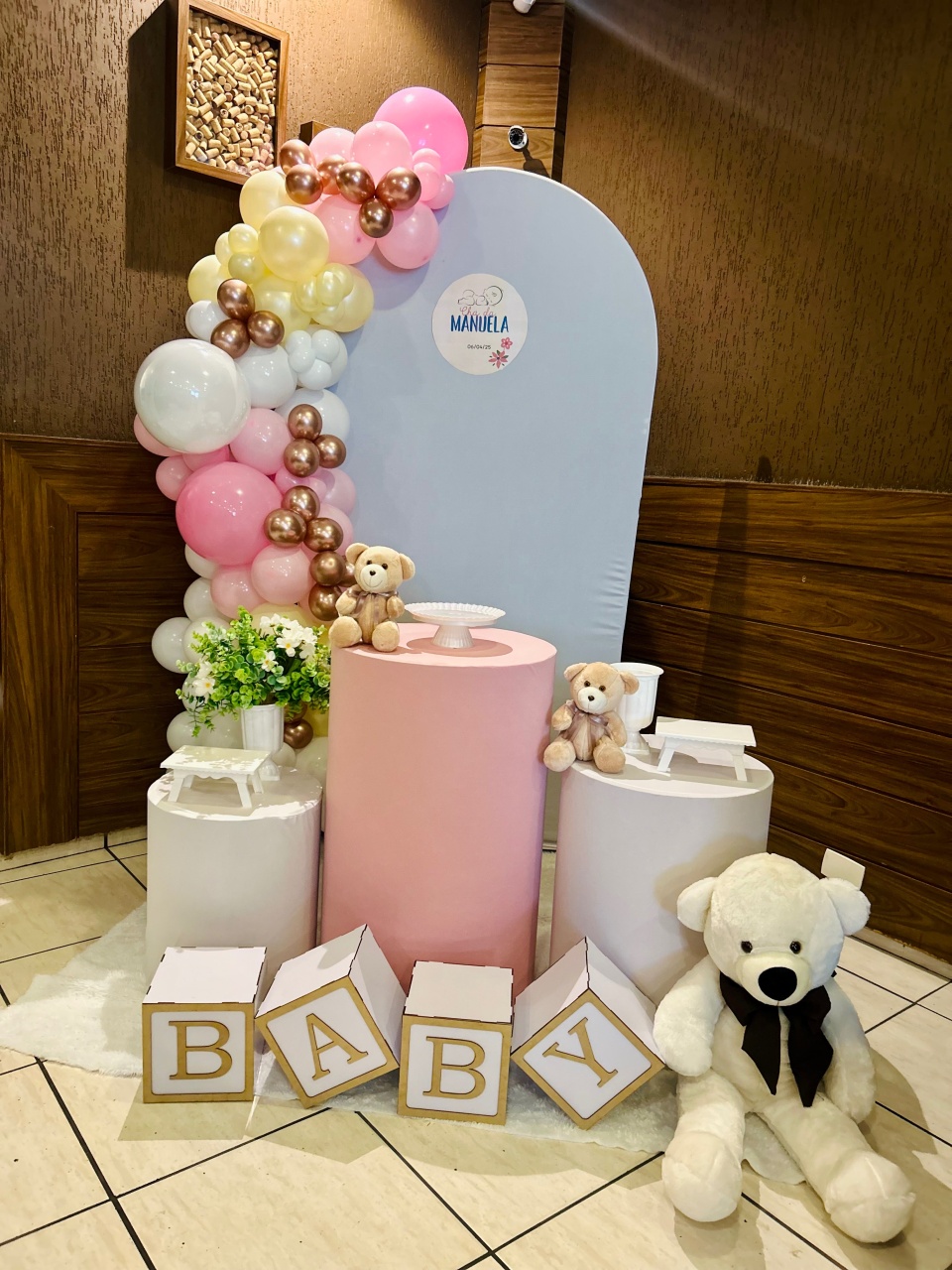 Kit Chá de Bebê Rosa  - Sonho de Festa