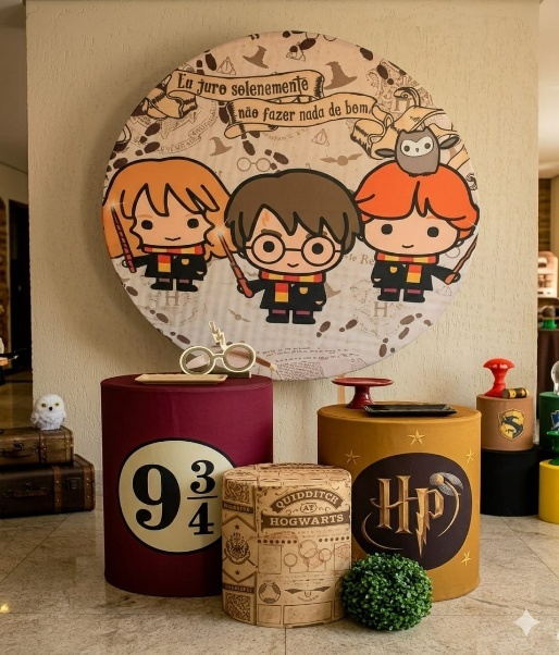 Kit Basico Harry Potter Com Monatgem  - Sonho de Festa
