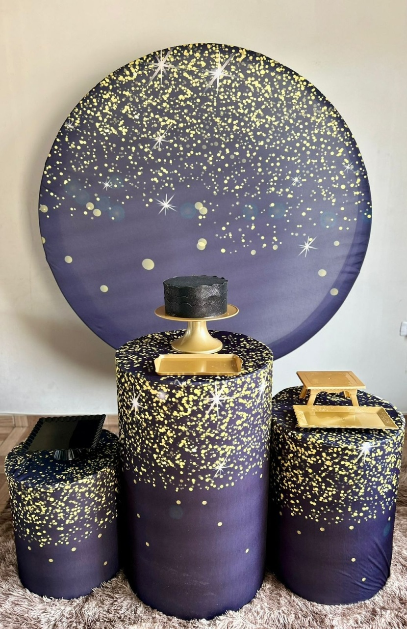 Kit Encanto Preto E Dourado - Sonho de Festa