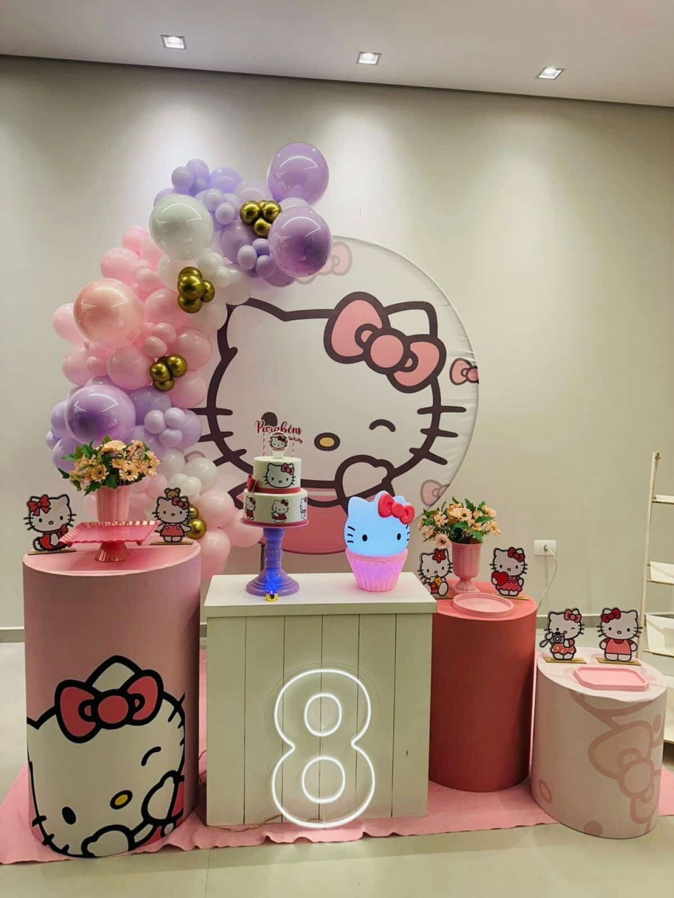 Decoração Montada Hello Kitty - Sonho de Festa