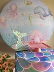 Kit Encanto Fundo Do Mar Rosa - imagem 2