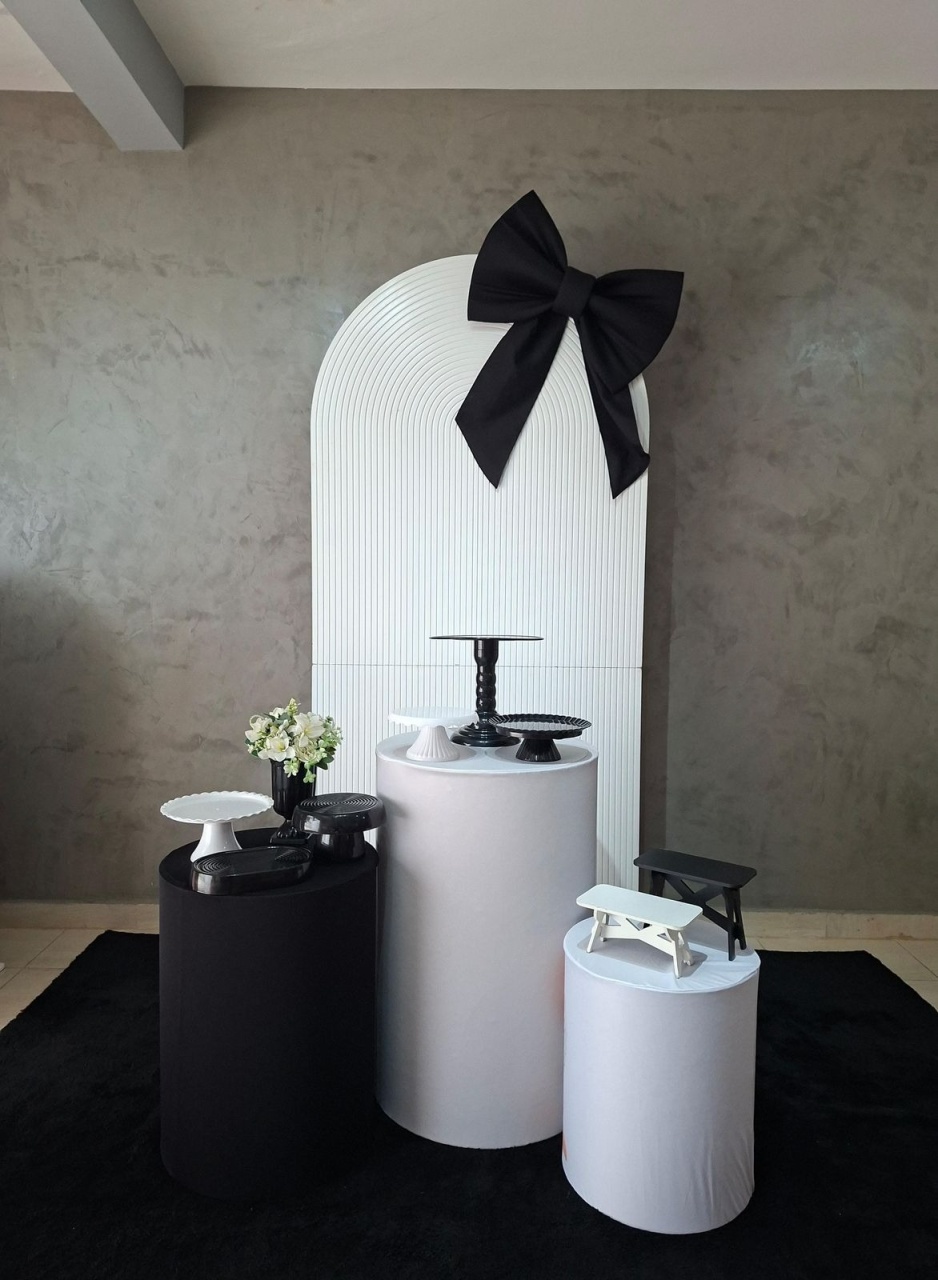 Kit Basico Preto E Branco - Sonho de Festa