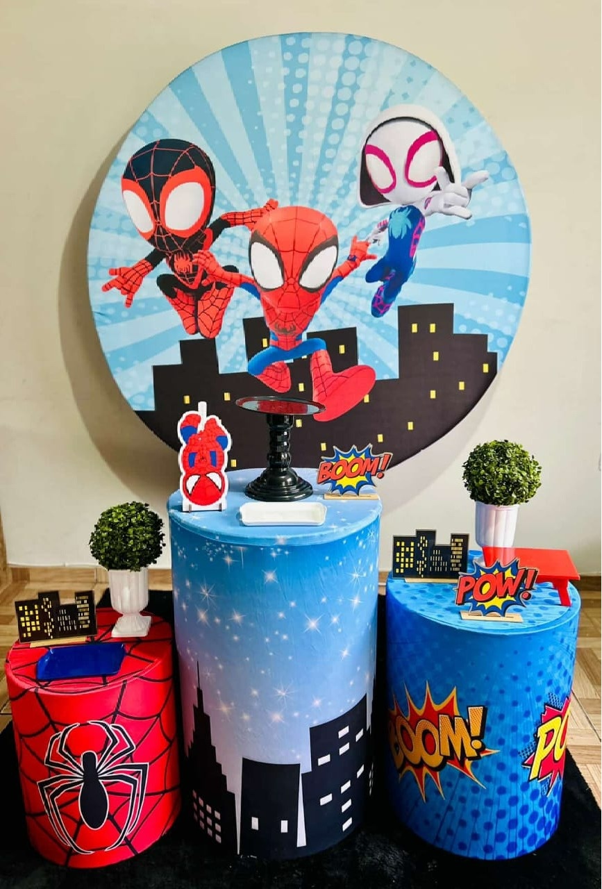 Kit Encanto Homem Aranha E Os Amigos  - Sonho de Festa