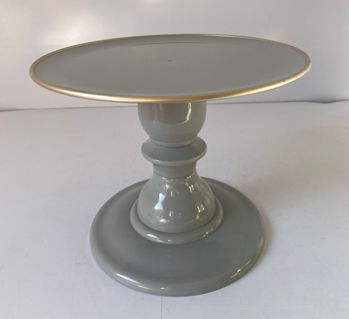 Peça P/ Doce Borda Dourada M 22X18Cm - Beck Decorações