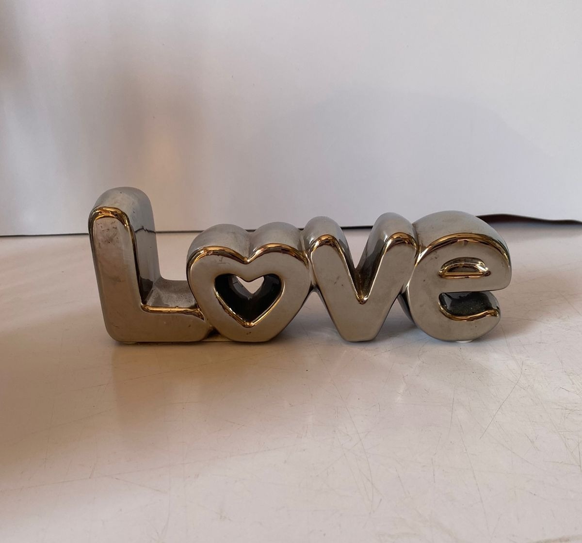 Love Prt 19X7Cm - Beck Decorações