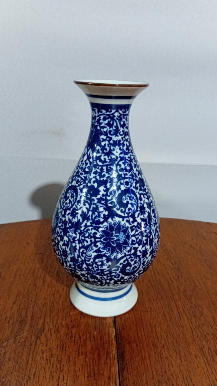 Vaso Português Bojudo 6,5X23Cm - Beck Decorações