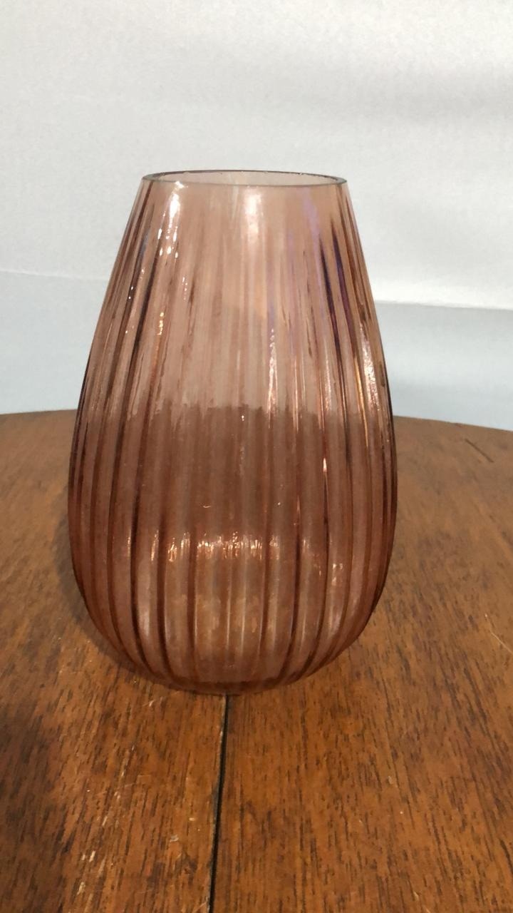 Vaso de Vidro Longo Mr 7,5X22Cm - Beck Decorações