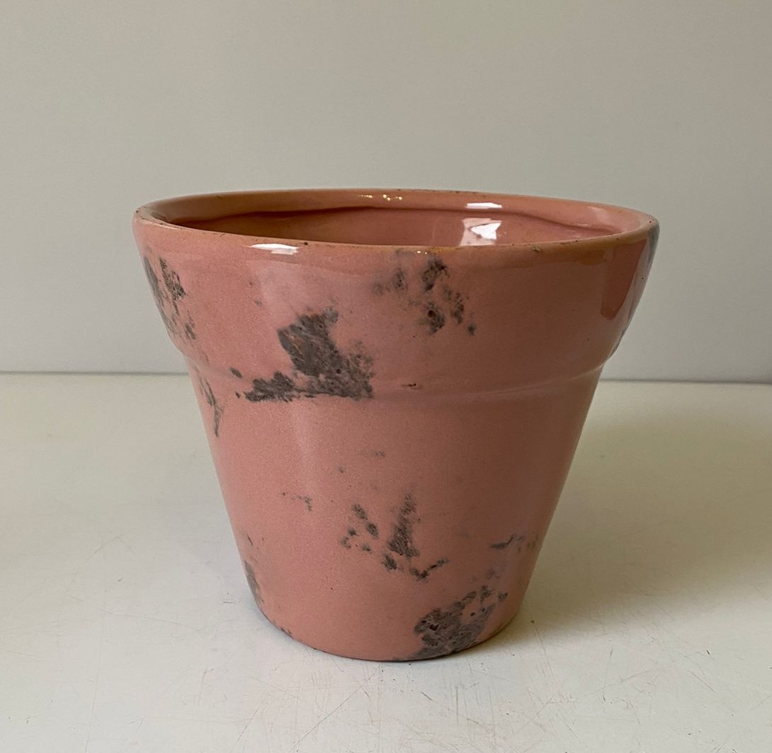 Vaso Jardim Craquelê M Rc 17X13Cm - Beck Decorações
