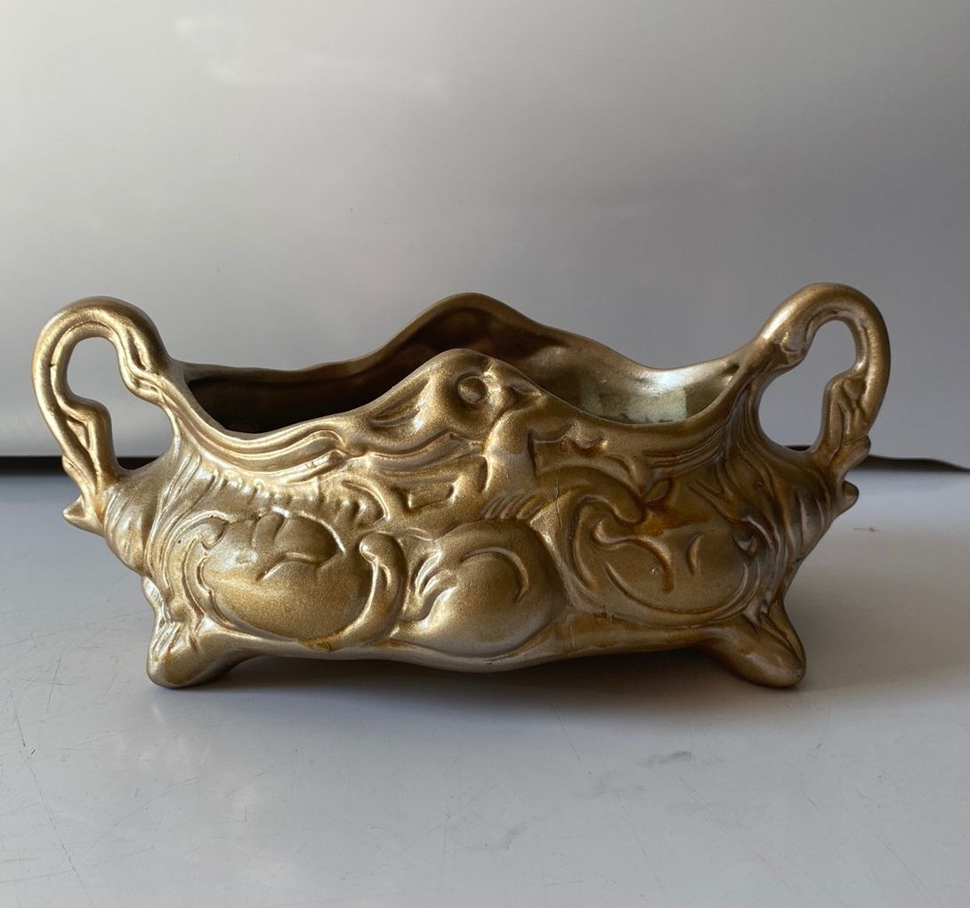 Vaso Floreira C/ Alças 10X24Cm - Beck Decorações