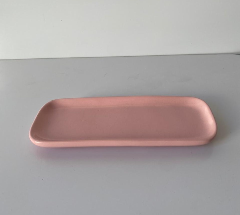 Bandeja Ret. Arredondada P Rc 25X10X2Cm - Beck Decorações