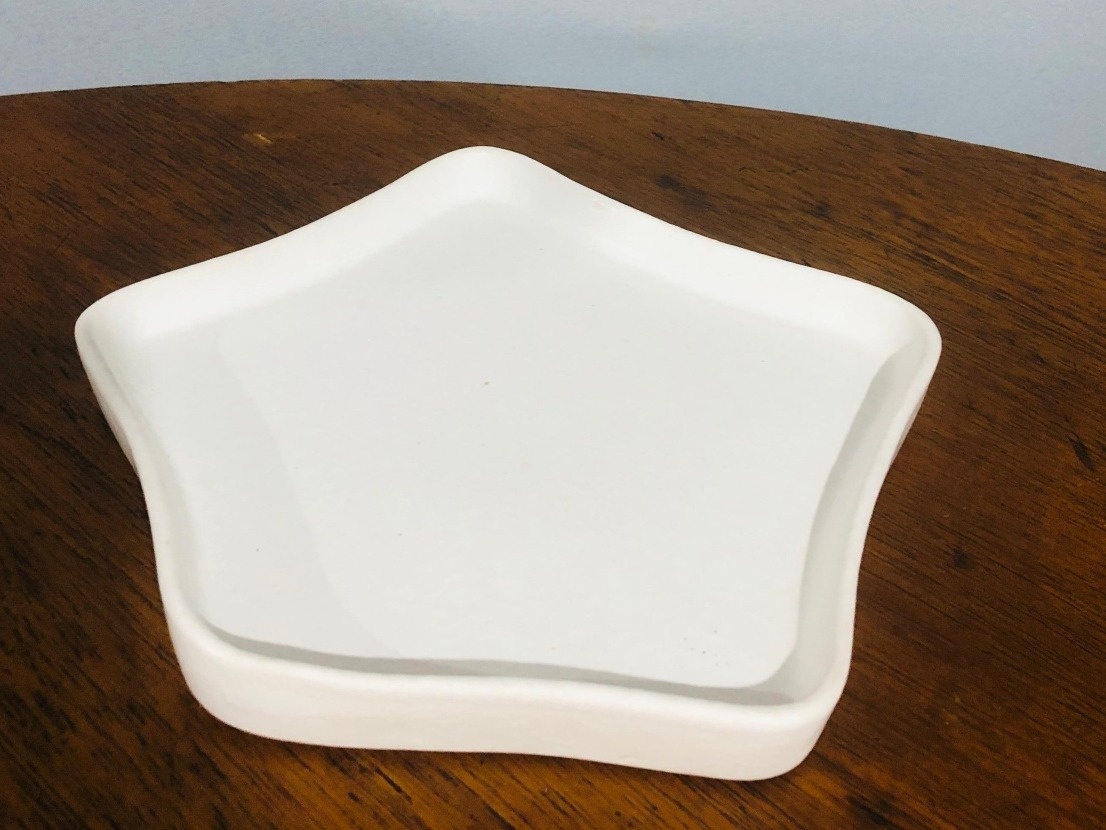 Bandeja Bx Estrela Fosca Br 20X20Cm - Beck Decorações