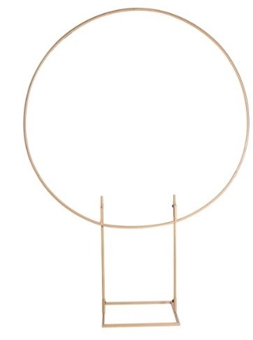 Aro Romano Ferro Dourado 2,00X1,00Cm - Beck Decorações