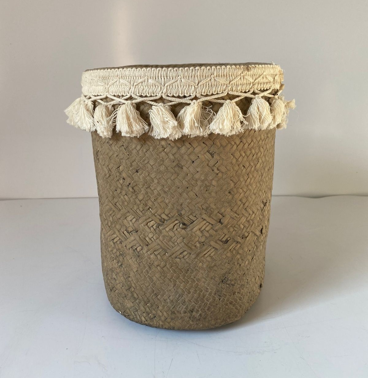 Vaso Cesto Macrâme 20X25Cm - Beck Decorações