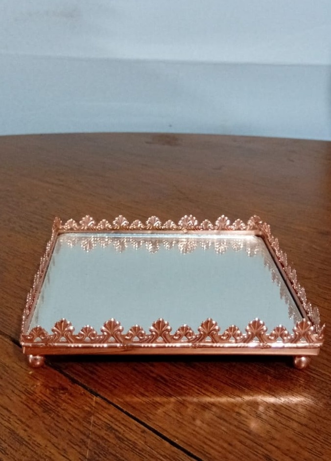 Bandeja Esp. Rose 12X2Cm - Beck Decorações