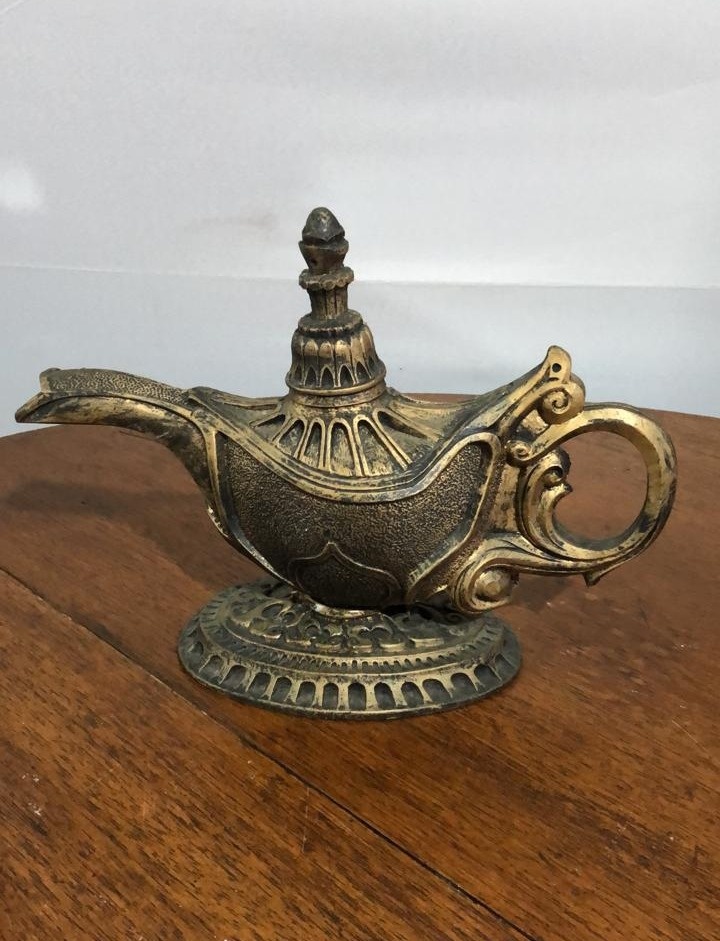 Lâmpada Ouro Velho 32X22Cm - Beck Decorações