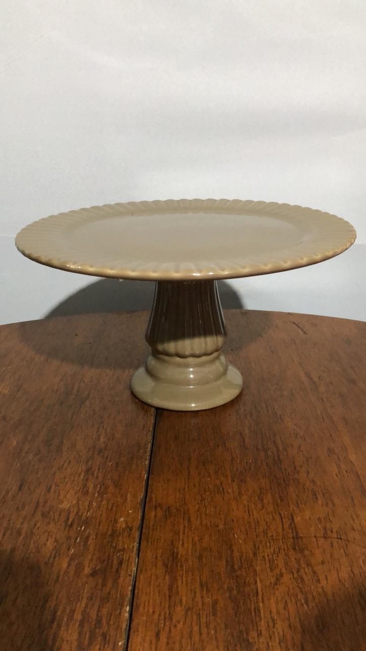 Boleira/Doce Pé Riscada Vd 30X20Cm - Beck Decorações