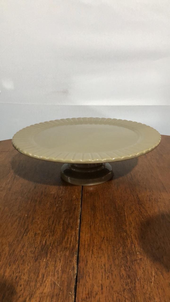 Boleira/Doce Pé Riscada Vd 30X14Cm - Beck Decorações