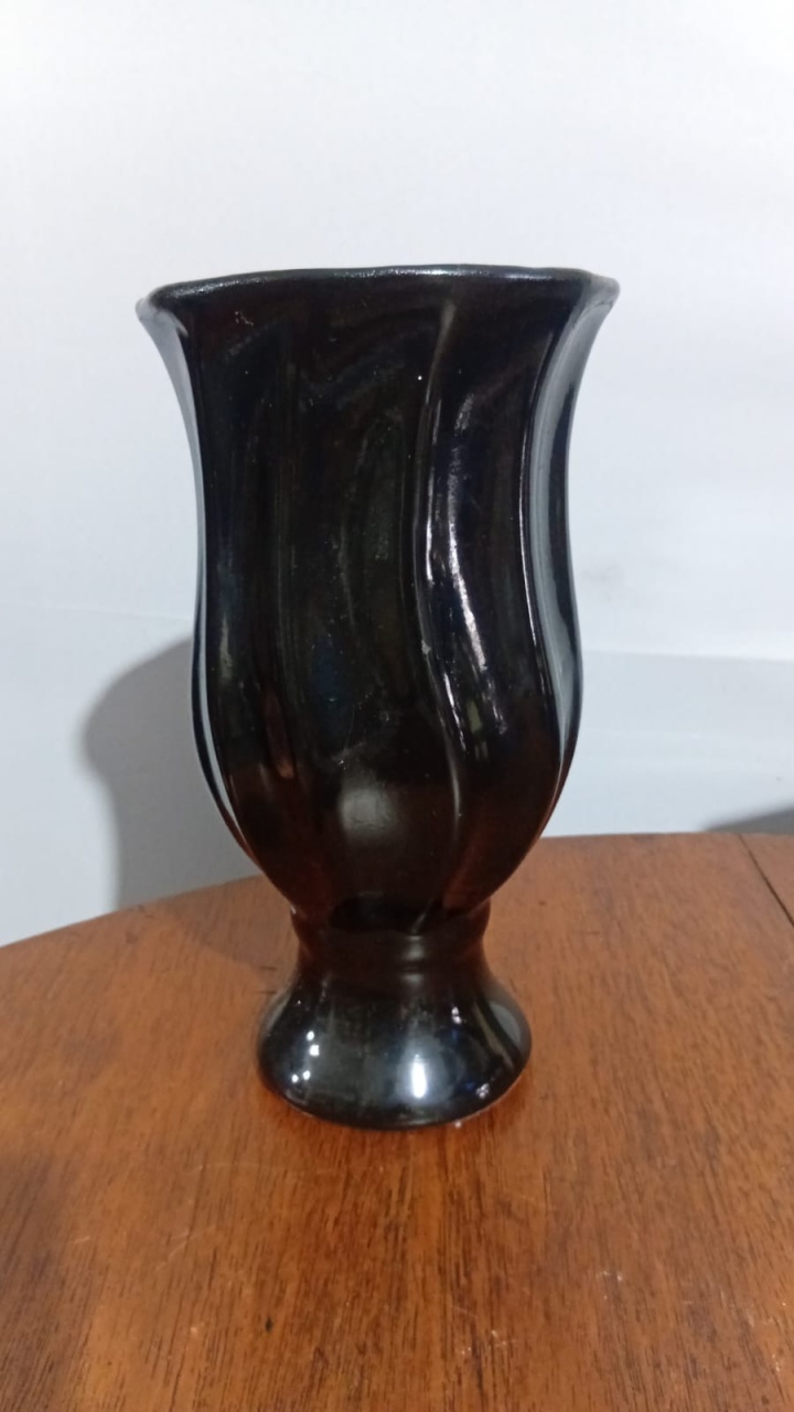 Vaso Tulipa Pr 14,5X26,5Cm - Beck Decorações