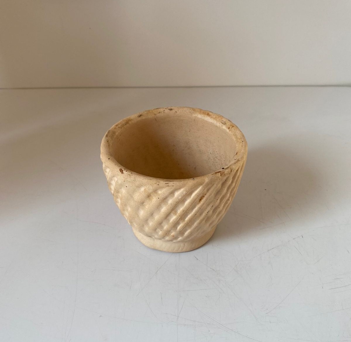 Vaso Salmão Texturizado 10,5X9Cm - Beck Decorações